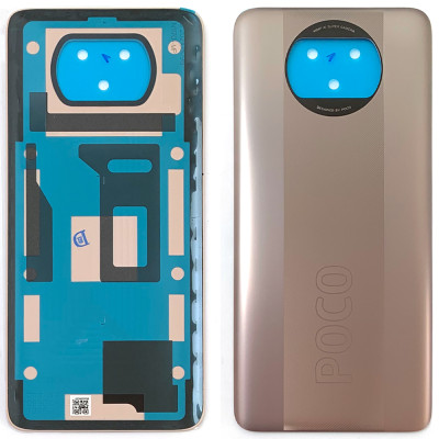 Задня кришка для Xiaomi X3 Pro, 64MP (Бронзова / Metal Bronze)