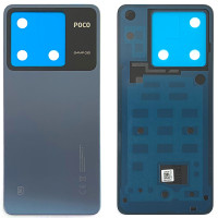 Задняя крышка корпуса для Xiaomi Poco X6, голубая оригинал