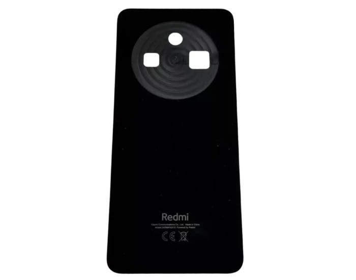 Задняя панель корпуса для Xiaomi Redmi A4 5G, Black оригинал