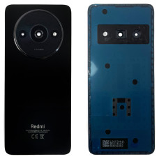 Задня панель корпуси Xiaomi Redmi A3, Midnight Black з склом камери