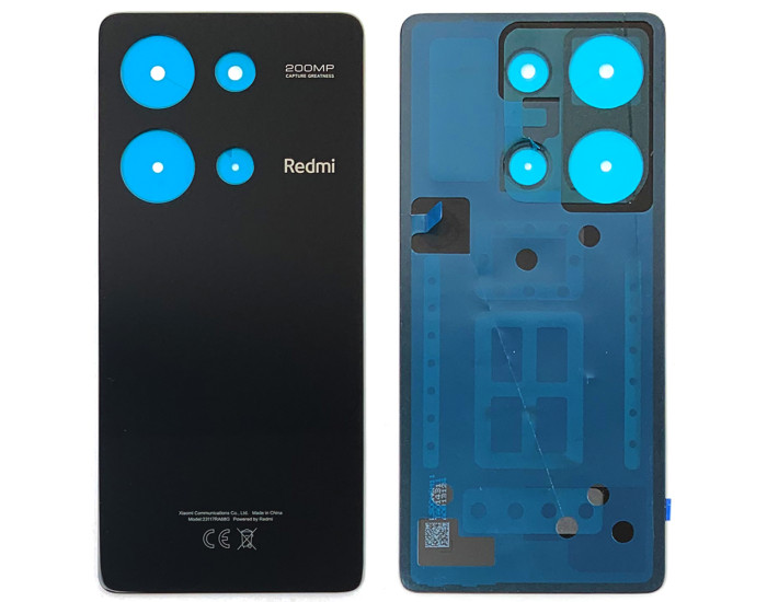 Задняя панель корпуса для Xiaomi Redmi Note 13 Pro 4G, Black оригинал