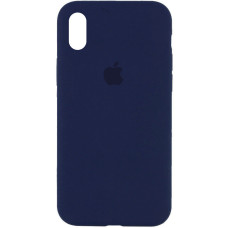 Чехол-силикон оригинал Full Cover Soft Matte iPhone XR, Dark blue