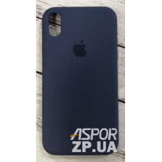 Чехол-силикон оригинал Full Cover Soft Matte iPhone XR, Midnight blue