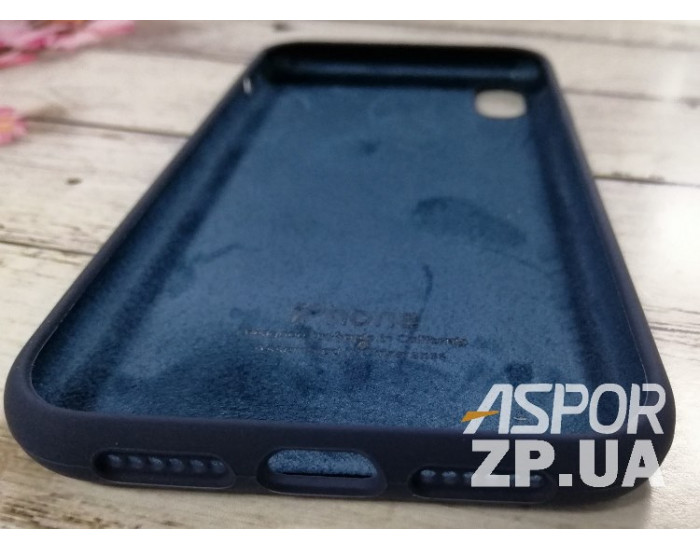 Чехол-силикон оригинал Full Cover Soft Matte iPhone XR, Midnight blue