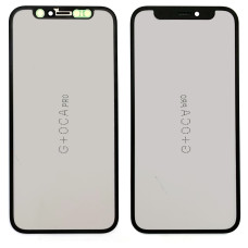 Скло фронтальне c OCA-пленкой iPhone 11, чорне з рамкою, оригінал G+OCA PRo