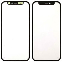 Скло фронтальне c OCA-пленкой iPhone 12 Mini, чорне, оригінал Musttby