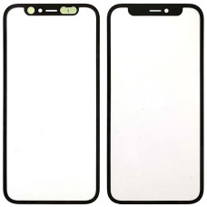 Скло фронтальне c OCA-пленкой iPhone 12 Mini, чорне, оригінал Musttby