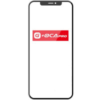 Стекло фронтальное c OCA-пленкой iPhone 12 Pro Max, черное, оригинал G+OCA-PRo