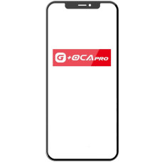 Стекло фронтальное c OCA-пленкой iPhone 12 Pro Max, черное, оригинал G+OCA-PRo