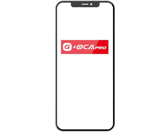 Стекло фронтальное c OCA-пленкой iPhone 12 Pro Max, черное, оригинал G+OCA-PRo