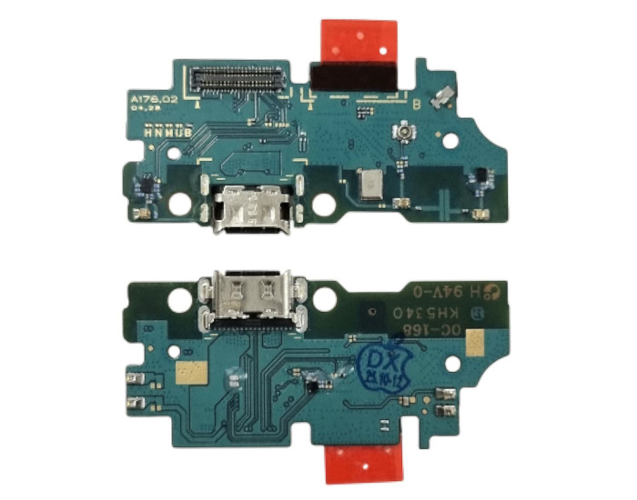 Шлейф для Samsung A17 4G /A17 5G коннектора зарядки, High Copy