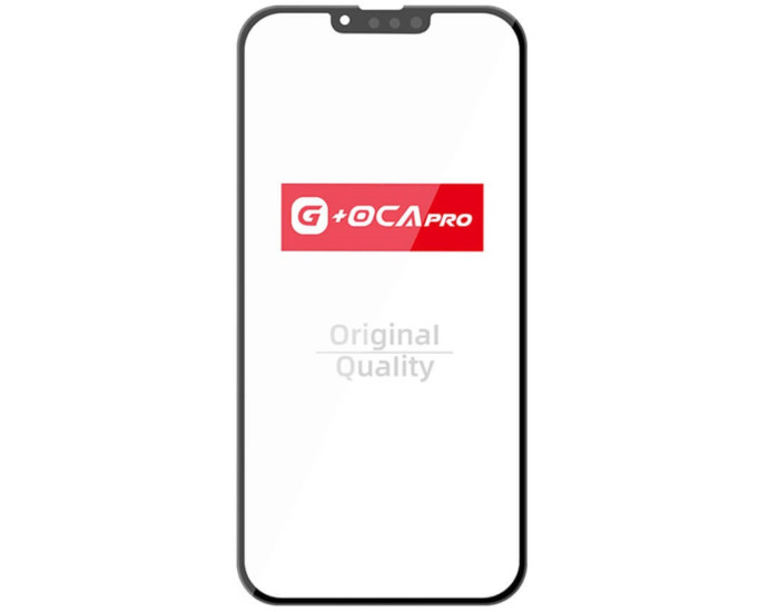 Скло фронтальне c OCA-пленкой iPhone 13 Pro Max, чорне, оригінал G+OCA-PRo