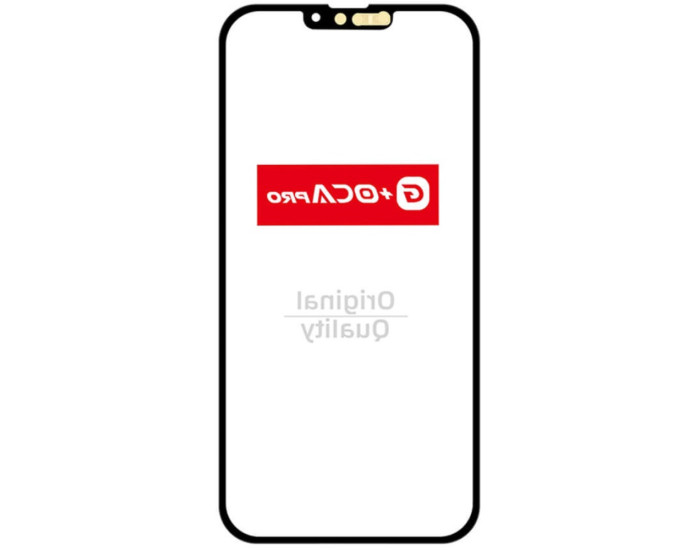 Скло фронтальне c OCA-пленкой iPhone 13 Pro Max, чорне, оригінал G+OCA-PRo