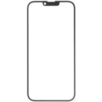 Скло фронтальне c OCA-пленкой iPhone 14 Plus, чорне з олеофобним покриттям, 0.8mm, 9H, оригінал G+OCA-PRo