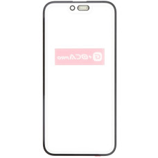Скло фронтальне c OCA-пленкой iPhone 15 Plus, чорне, оригінал G+OCA-PRo