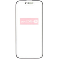Скло фронтальне c OCA-пленкой iPhone 15, чорне, оригінал G+OCA-PRo