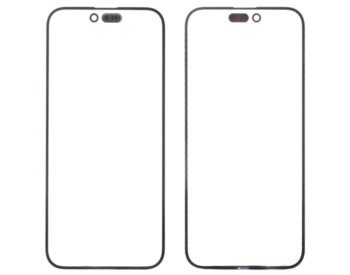 Стекло фронтальное c OCA-пленкой iPhone 16 Pro Max, черное 