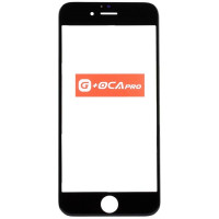 Стекло фронтальное c OCA-пленкой iPhone 6G, черное с рамкой, оригинал G+OCA-PRo