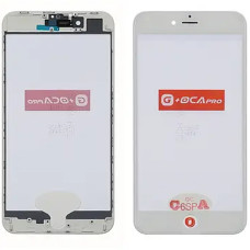 Скло фронтальне c OCA-пленкой iPhone 8 Plus, біле з рамкою, оригінал G+OCA PRo