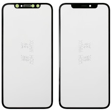 Скло фронтальне з OCA-пленкой iPhone X /XS, чорне з олеофобним покриттям, з сіткою динаміка, оригінал