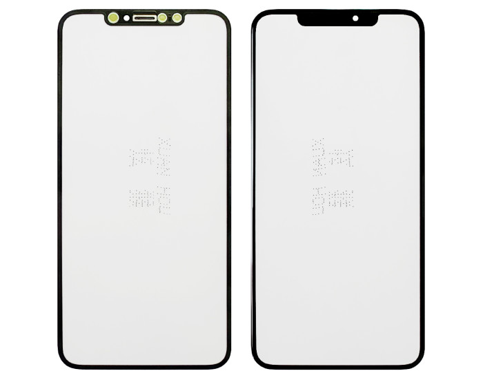 Скло фронтальне з OCA-пленкой iPhone XS Max, чорне, оригінал G+OCA PRo