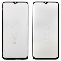 Скло фронтальне з OCA-пленкой Huawei Honor X6a, чорне
