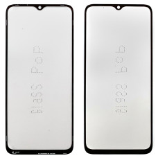Стекло фронтальное с OCA-пленкой Huawei Honor X6a, черное