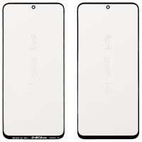 Стекло фронтальное с OCA-пленкой Huawei Honor X8a /X8, черное с олеофобным покрытием, оригинал
