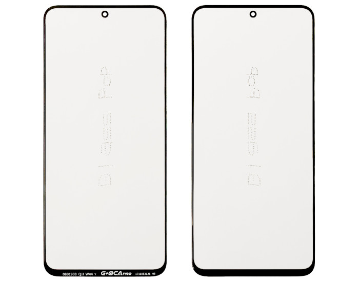 Стекло фронтальное с OCA-пленкой Huawei Honor X8a /X8, черное с олеофобным покрытием, оригинал