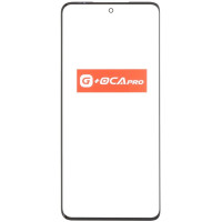 Стекло фронтальное c OCA-пленкой Motorola XT2301 Moto Edge 40 Pro, черное, оригинал G+OCA Pro