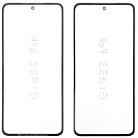 Стекло фронтальное c OCA-пленкой Motorola XT2347 Moto G84, черное, G+OCA PRo