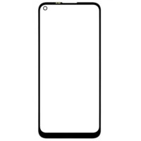 Стекло фронтальное с OCA-пленкой Nokia 3.4/Nokia 5.4, черное с олеофобным покрытием