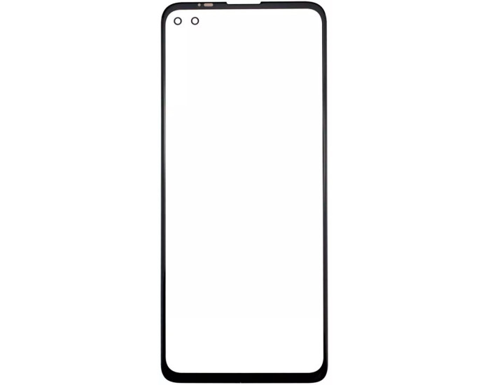 Скло фронтальне з OCA плівкою Motorola XT2125 Moto G100, чорне з олеофобним покриттям, оригінал