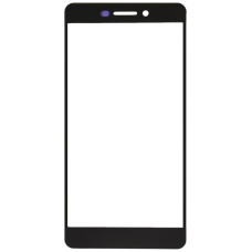 Стекло фронтальное с OCA-пленкой Nokia 6.1, черное с олеофобным покрытием, оригинал