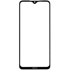 Стекло фронтальное с OCA-пленкой Nokia C21, черное