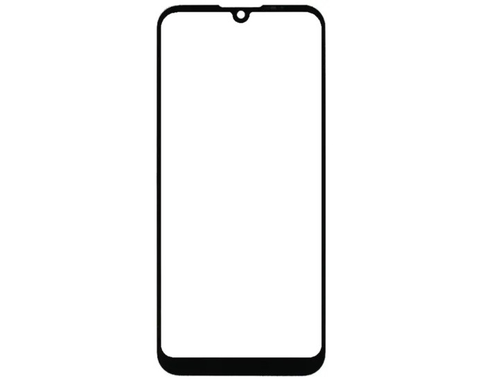 Скло фронтальне з OCA плівкою Motorola E6s, чорне
