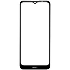 Стекло фронтальное с OCA-пленкой Nokia C21 Plus, черное
