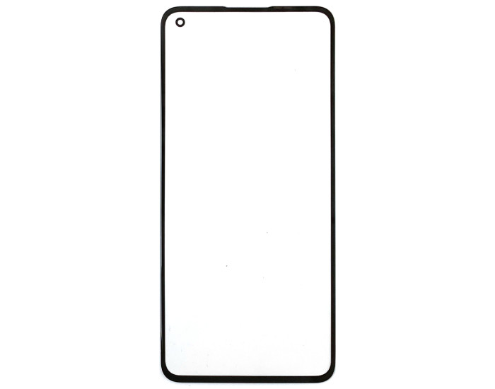 Стекло фронтальное с OCA-пленокой OnePlus 8T /9 /9R, черное с олеофобныи покрытием