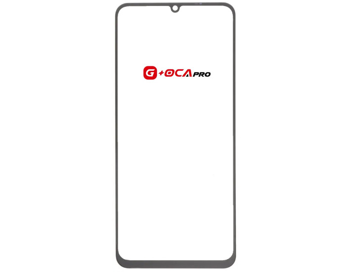 Скло фронтальне з OCA-пленкой Realme C51 /C53 NFC /C63 /Note 50 /Narzo N53, чорне G+OCA PRo