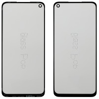 Скло фронтальне з OCA-пленкой OnePlus Nord N10, чорне, оригінал G+OCA-PRo