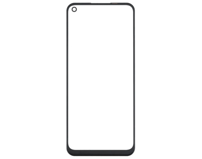 Скло фронтальне з OCA-пленкой Oppo A53 4G 2020, Realme 7i China, OnePlus Nord N100, чорне з олеофобним покриттям, оригінал