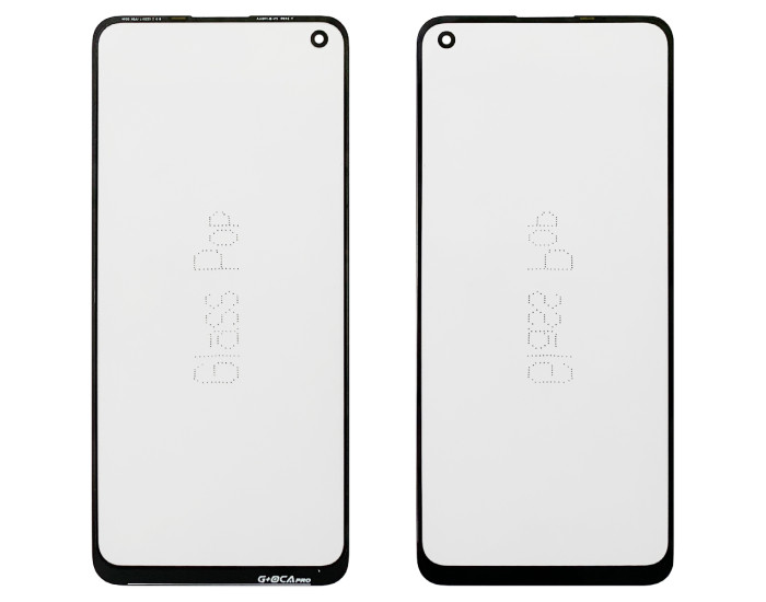 Скло фронтальне з OCA-пленкой Oppo A74/ A94 4G / A94 5G / A95 4G/ F19/ F19 Pro/ F19 Pro Plus 5G/ Reno5 Lite/ Reno5 Z, чорне G+OCA PRo