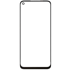 Стекло фронтальное с OCA-пленкой Oppo Reno 7 4G /Find X5 Lite /Realme 9 Pro Plus, черное с олеофобным покрытием