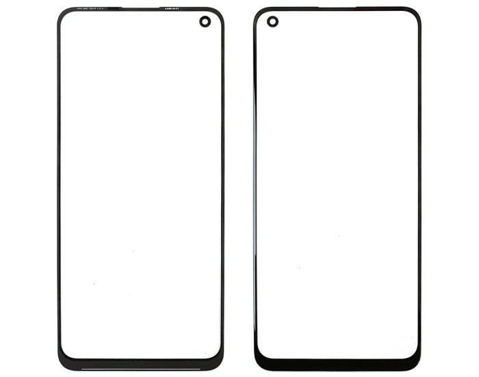 Скло фронтальне з OCA-пленкой Realme 8 4G /7 Pro /8 Pro /V15 5G /Oppo A74 /A94 /A95 /Reno 5 Lite /F19 чорне, оригінал G+OCA PRo