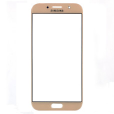 Стекло фронтальное Samsung A720F A7 2017, розовое