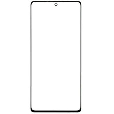 Стекло фронтальное Samsung G770F S10 Lite, с олеофобным покрытием, черное