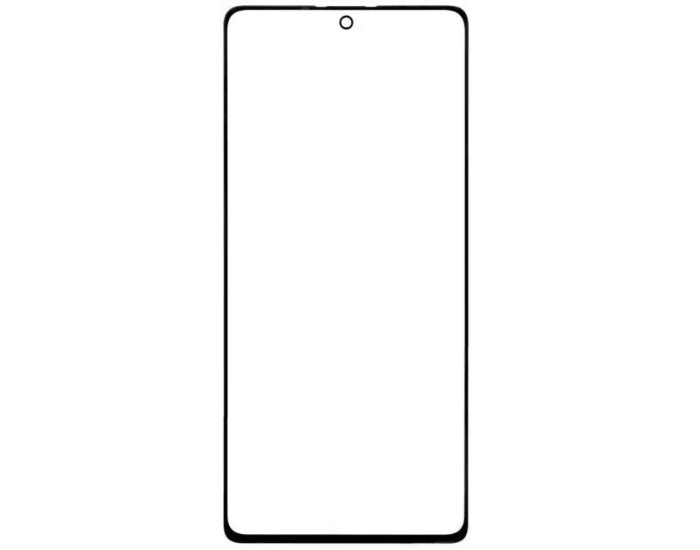 Стекло фронтальное Samsung G770F S10 Lite, с олеофобным покрытием, черное