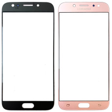 Стекло фронтальное Samsung J730 J7, розовое золото