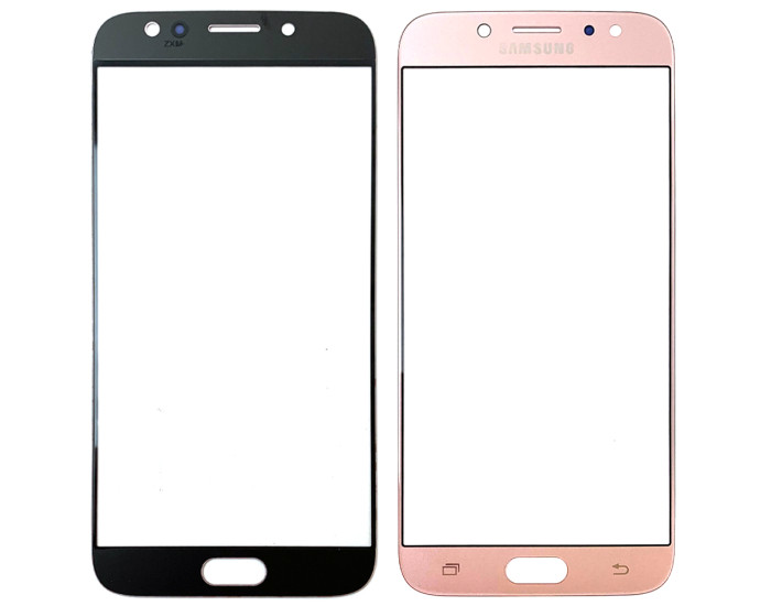 Стекло фронтальное Samsung J730 J7, розовое золото