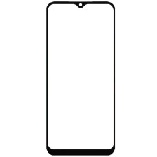 Стекло фронтальное с OCA пленкой Samsung A032 A03 Core, с олеофобным покрытием, черное, оригинал
